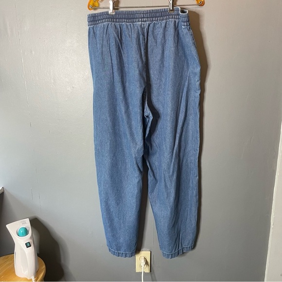 Lucky brand Drawstring cotton Blue Denim Pants large - Picture 4 of 8